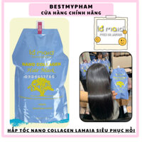 Kem Ủ Hấp Tóc Lamaia Nano Collagen Siêu Mềm Mượt Phục Hồi Tóc Hư Tổn Khô Sơ 800ml Bestmypham