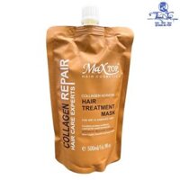 Kem ủ phục hồi collagen 1 phút Collagen Keratin Hair Treatment Mask MAXTOP 500ml [ New ]