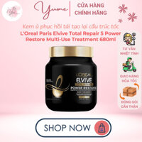 Kem ủ phục hồi tái tạo cấu trúc tóc L'Oreal Paris Elvive Total Repair 5 Power Restore Multi-Use Treatment 680ml