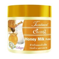 Kem Ủ Phục Hồi Tóc Caring Treatment Collagen Honey Milk Protein Nhập Khẩu Thái Lan 500ml