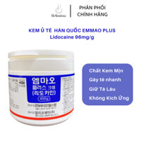 Kem Ủ Tê Hàn Quốc EMMAO Plus Cream-Lidocaine 96mg/g - 450g