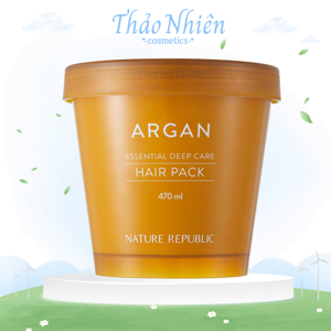 Kem ủ tóc Argan Essential Deep Care Hair Pack Nature Republic