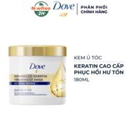 Kem Ủ Tóc Dove Keratin Phục Hồi Hư Tổn Cao Cấp 180ml