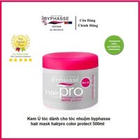 Kem ủ tóc hair pro Byphasse 500ml dành cho tóc nhuộm