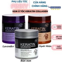Kem Ủ Tóc KERATIN COLLAGEN 1000ML LAVENDER - Ủ Hấp Tóc Cung Cấp Dưỡng Chất KERATIN Tự Nhiên Cho Tóc