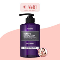 Kem Ủ Tóc Kundal Honey & Macadamia Hair Treatment Baby Powder - Phấn Em Bé 500ml - 718ml