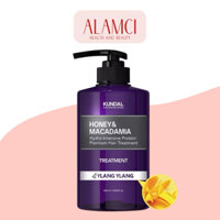 Kem Ủ Tóc Kundal Honey & Macadamia Hair Treatment Ylang Ylang - Ngọc Lan Tây 500ml