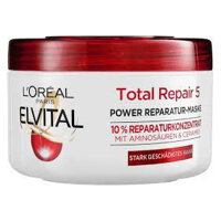 Kem ủ tóc Loreal Paris Elvital Total Repair 5 Reparatur-Maske phục hồi tóc hư tổn, 250 ml