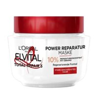 Kem ủ tóc Loreal Paris Elvital Total Repair 5 Reparatur-Maske phục hồi tóc hư tổn, 300 ml