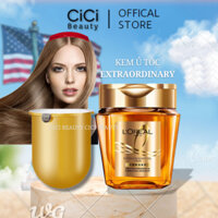 Kem Ủ Tóc L'oreal Paris Extraordinary Oil vàng, Phục Hồi Hư Tổn dòng kem ủ cao cấp chuẩn salon