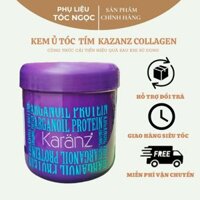 Kem ủ tóc Mặt nạ tóc  TÍM 1000ML collagen karanz ủ tóc phục hồi hư tổn dưỡng óng ả Giảm gãy rụng