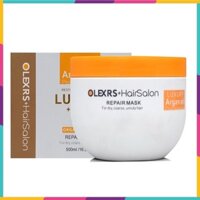 Kem ủ tóc phục hồi siêu mượt Olexrs Hair Salon Luxury Repair Mask 500ml - Lily Cosmetic