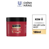 Kem Ủ Tóc Tresemme Keratin Smooth 180ml Cho Tóc Khô Xơ Rối Tinh Dầu Dưỡng Tóc Argan & Keratin Vào Nếp Suôn Mượt