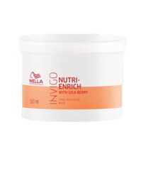 Kem ủ tóc Wella Invigo Nutri Enrich Mask – 500ml, giúp tăng cường dưỡng chất và phục hồi tóc khô, xơ.
