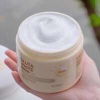 Kem ủ Trắng Da Gluta White Thái Lan hũ đại 600gr không bết dính, siêu thấm, siêu trắng (full tem chính hãng)