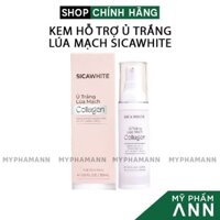 Kem Ủ Trắng Da Mặt Lúa Mạch Collagen Sica White 30ml Chính Hãng