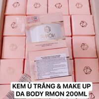 Kem Ủ Trắng, Make-Up Da Body RMON White Label Dia Whitening Cream 200ml- Hàng Công Ty