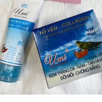 Kem Umi Tổ Yến Nám Tàn Nhang Trắng Da 25g Và Sữa Rửa Mặt