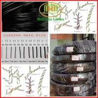 Kẽm uốn cây bonsai cây cảnh màu đen 1kg