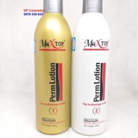 Kem uốn nóng Setting MaxTop Macadamia 500ml x2 Dành Cho Tóc Khỏe
