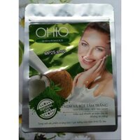 KEM VÀ BỘT TẮM TRẮNG TINH DẦU DỪA - BỘT TRÀ XANH OHIO ỐC SÊN