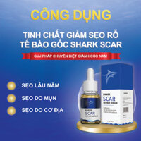 Kem và Serum Xoá Mờ Sẹo Shark Scar làm mờ sẹo Lồi, Sẹo Lõm, Sẹo Rỗ, Sẹo Thâm Lâu Năm