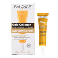 Kem Vàng Trị Thâm Mắt BALANCE ACTIVE FORMULA GOLD COLLAGEN REJUVENATING EYE SERUM 15ML