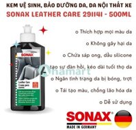 Kem vệ sinh, bảo dưỡng da ghế ô tô Sonax Leather Care 291141 250ml                          - 39099669                                                       Yêu thích