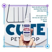 Kem vệ sinh tai chó mèo Davis Manufacturing Earmed Mite Lotion 59 ml