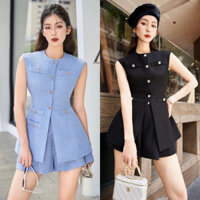 [Kèm video/ảnh thật] Set bộ vest short sang chảnh M.L.XL