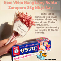 Kem Viêm Nang Lông Rohto Zaraporo 35g Nhật Bản