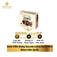 Kem Viên Ruby Socola Lotte Zero Mini Bites Hàn Quốc