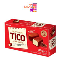 Kem viên socola sữa Hàn Quốc Lotte Tico Milk Chocolate 510ML
