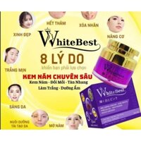 kem white best nám tàn nhang đồi mồi trắng da 18g