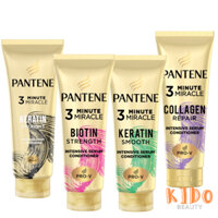 Kem Xả 3 Phút Diệu Kỳ Pantene 3 Minute Miracle Biotin Conditioner 150ml /300ml | Dầu xả viền xanh lá, viền hồng