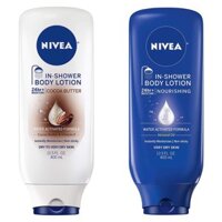 Kem Xả Dưỡng Thể Cho Da Khô Dùng Khi Tắm NIVEA In-Shower Body Lotion 400ml-Cocao Butter/Nourishing (Mỹ)