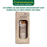 Kem Xả Khô Nashi Argan Instant Hydrating Làm Phồng Tóc 150ml
