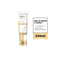 Kem Xả Serum 2 Trong 1 Dove Hair Therapy 230Ml