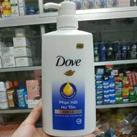 KEM XẢ TÓC DOVE VÒI PHỤC HỒI TÓC HƯ TỔN 642ML, TÓC THƠM MƯỢT, HÀNG CHÍNH HÃNG