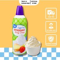 Kem xịt không đường ( whipped heavy cream) Great Value ( keto, ăn kiêng)