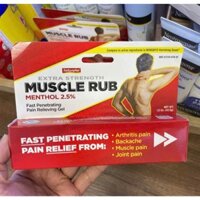 Kem xoa bóp Extra Strength Muscle Rub Menthol 2,5%