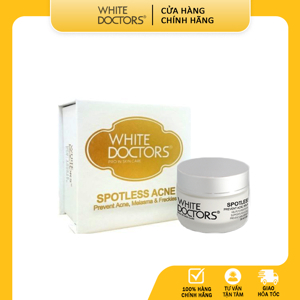 Kem xóa mờ vết thâm mụn, làm trắng da White Doctors Spotless Acne - 25ml