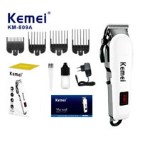 Kemei KM-809A Sạc Tóc Salon Chuyên Nghiệp Không Dây Điện Nam Tông Đơ Cắt Tóc Cửa Hàng Cắt Tóc Máy Cắt Tóc