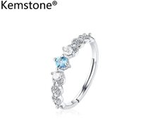 Kemstone Hồng Tourmaline Xanh Topaz Zircon Màu Trắng Ngọc Lục Bảo 925 Sterling Bạc Mạ Vàng Nữ Nhẫn Cho Nữ [bonus]