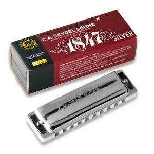 Kèn Diatonic Harmonica Blues 1847 Silver