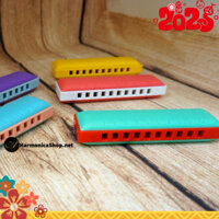 Kèn Harmonica 10 lỗ sắc màu cho bé hiệu Kongsheng