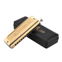 Kèn Harmonica Chromatic Swan SW1248 Gold (12 Lỗ)