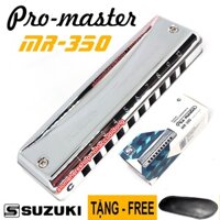 Kèn Harmonica Diatonic 10 Lỗ Cao Cấp Suzuki Promaster MR-350 Key C
