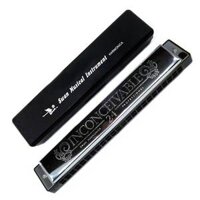 Kèn Harmonica Tremolo 24 lỗ Swan Inconceivable  SW24 Cơ Bản Key C - Đen