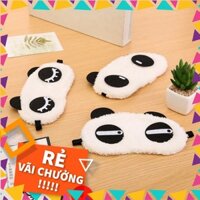 [Kenhp] Bịt mắt che mắt ngủ cute hình gấu trúc panda – Che mắt bằng bông hình gấu trúc dễ thương chống lạnh mùa đông